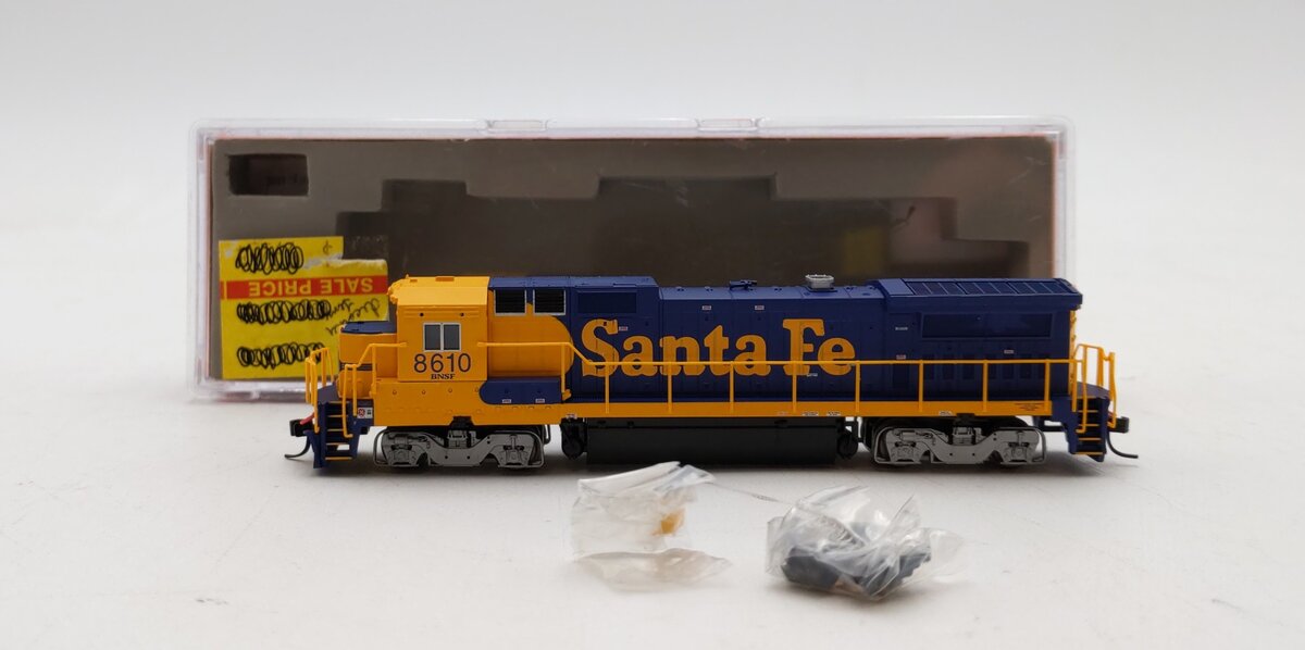 Atlas 48760 N Scale ATSF Dash 8-40B Diesel Locomotive #8610 w/ DCC NIB