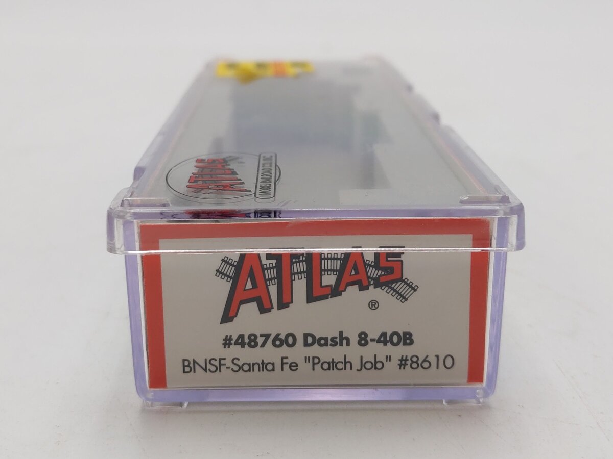 Atlas 48760 N Scale ATSF Dash 8-40B Diesel Locomotive #8610 w/ DCC NIB
