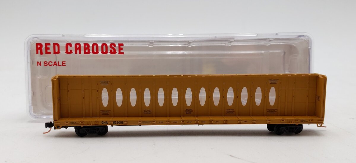 Red Caboose RN-16609-4 N Scale CNA Centerbeam Car #623022 NIB