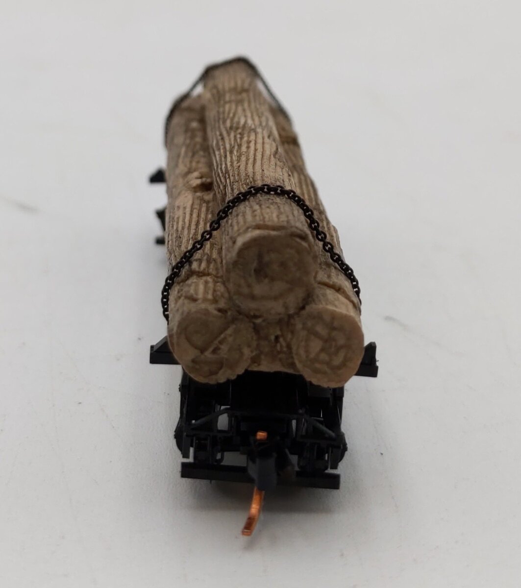 Micro-Trains 11300720 N Undecorated 40' Disconnect Log Car w/Load #2 NIB
