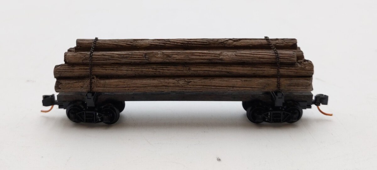 Micro-Trains 11300040 N 40' Skeleton Log Car w/ Log Load #6 NIB