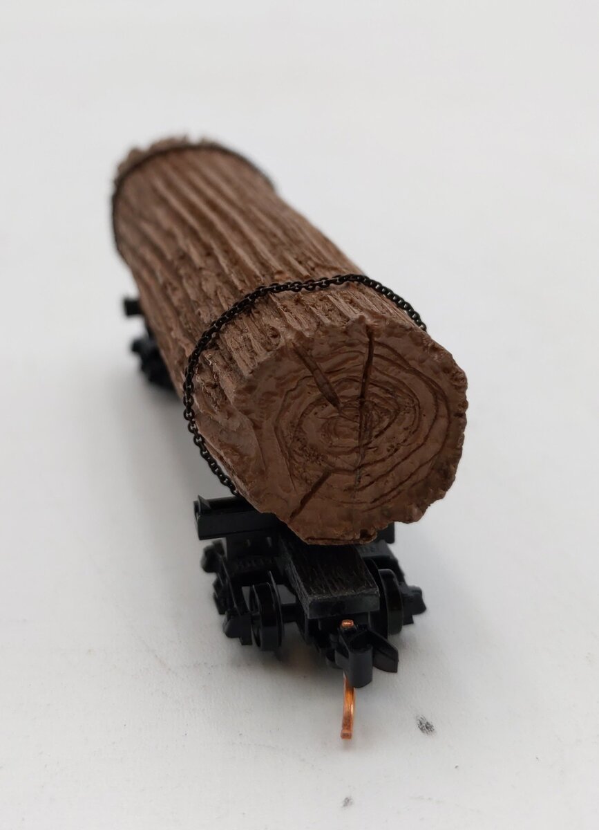 Micro-Trains 11300030 N Undecorated 40' Skeleton Log Car w/Load NIB