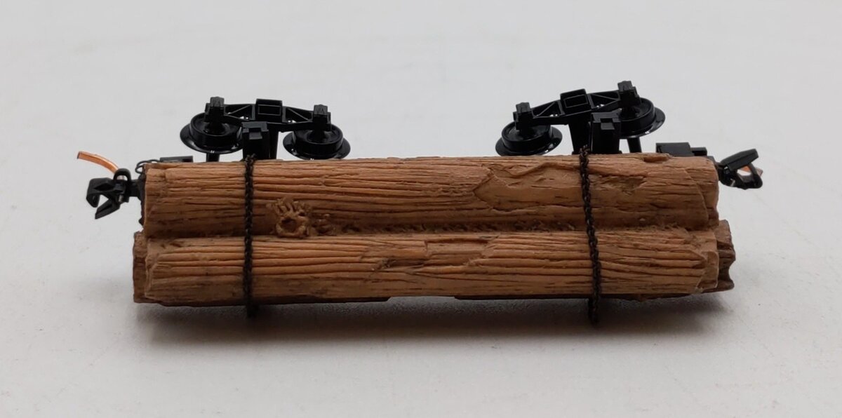 Micro-Trains 11300520 N Undecorated 30' Skeleton Log Car w/ Log Load NIB