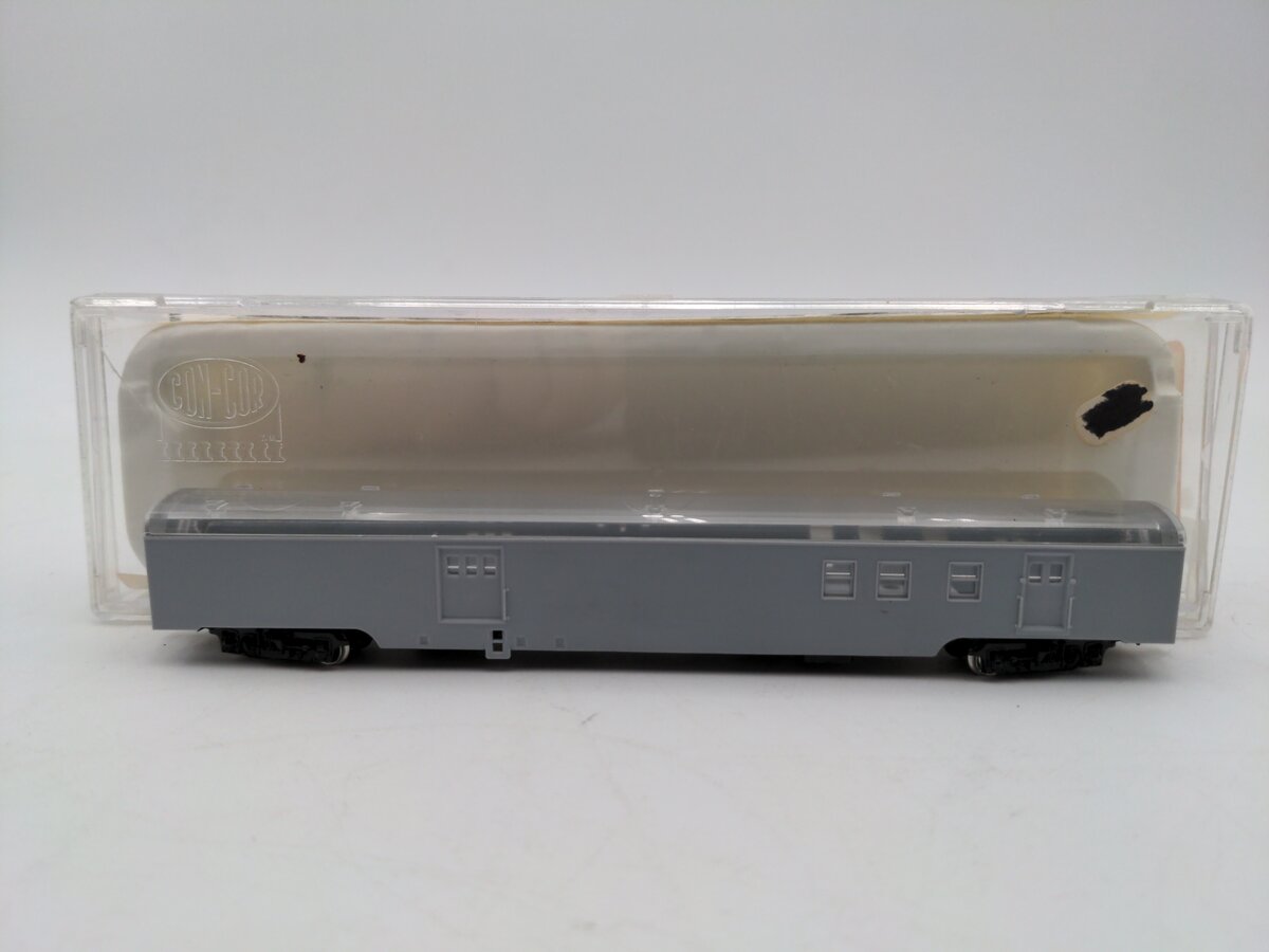 Con-Cor 0001-4021UN N Scale Undecorated 85' Baggage Car EX/Box