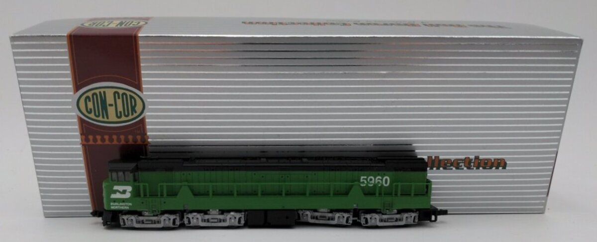 Con-Cor 001-003302 N Scale Burlington Northern GE U-50 Diesel Locomotive #5960 EX/Box