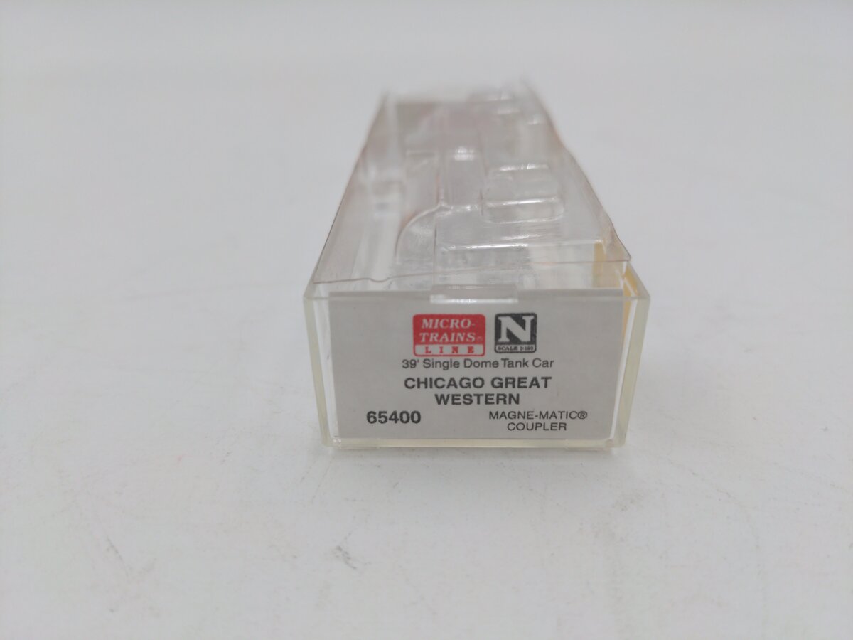 Micro-Trains 06500400 N Chicago Great Western 39' Single Dome Tank Car #290 LN/Box