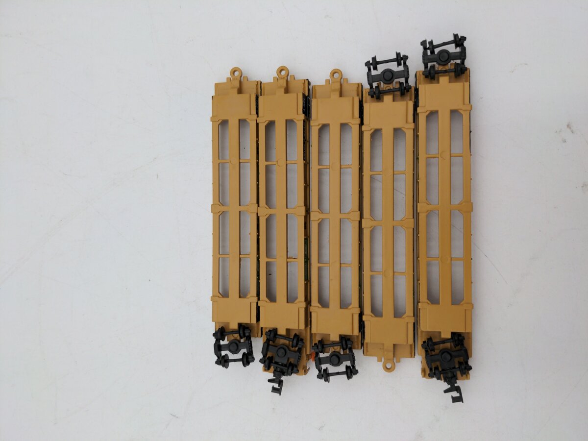 Walthers 932-8104 Burlington Northern Articulated Double Stack Car (Set of 5) LN/Box