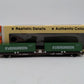 Con-Cor 0001-01207C Conrail 90' Flatcar w/2 Sea Containers EX/Box