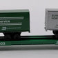Con-Cor 0001-01206D N Burlington Northern 90' Flatcar with 2 Piggyback Trailers LN/Box