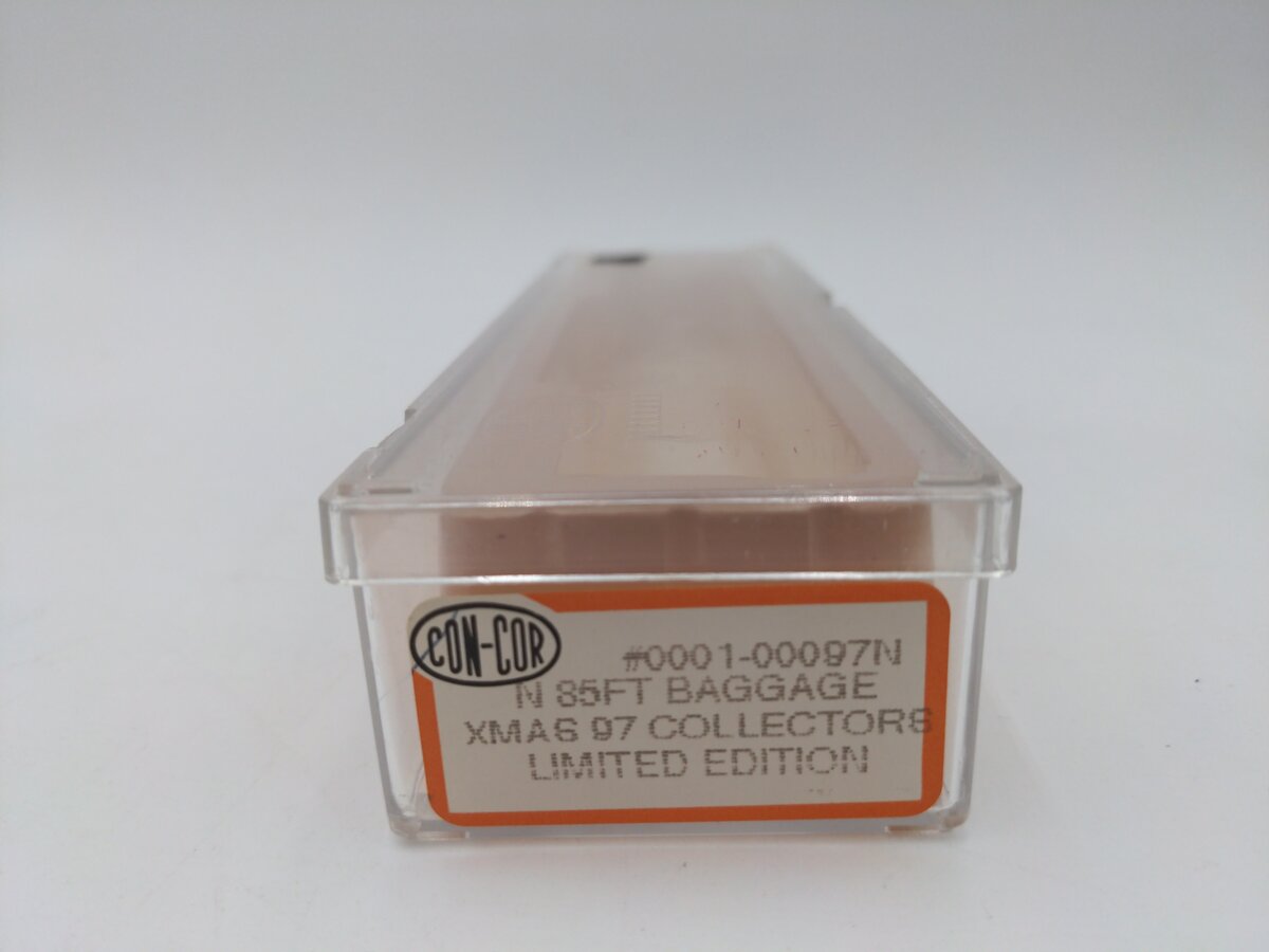 Con-Cor 0001-00097N N Scale 85FT Baggage Xmas 97 Collectors Limited Edition EX/Box