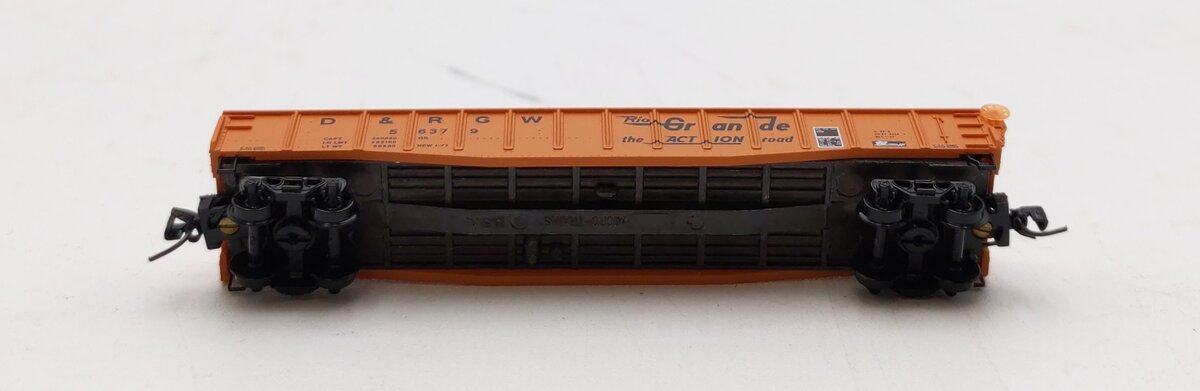 Micro-Trains 52200101 Z D&RGW 50' Gondola w/ Fishbelly Sides & Drop Ends #56379 NIB