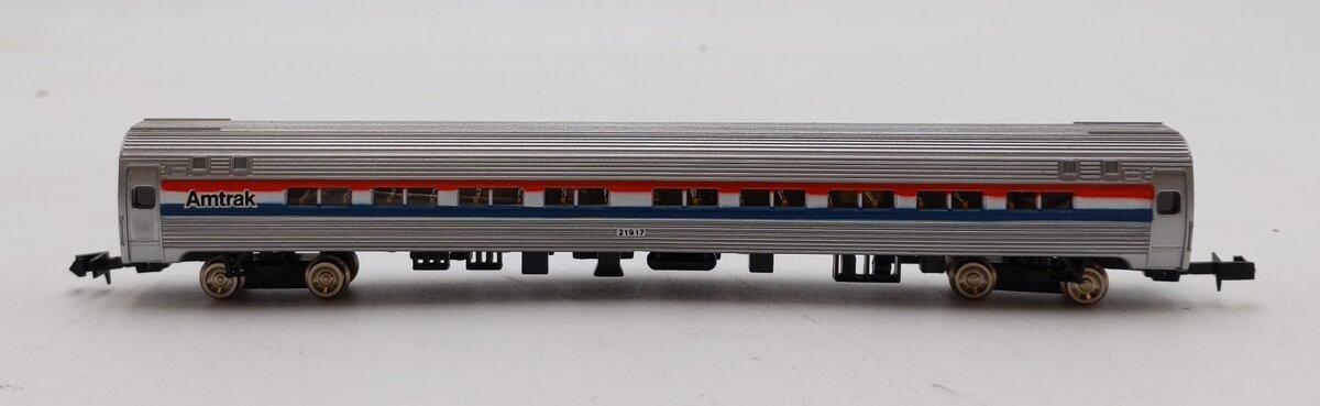 Bachmann 72255 N Scale Amtrak 85' Budd Amfleet Lighted Coach  #21917 EX/Box