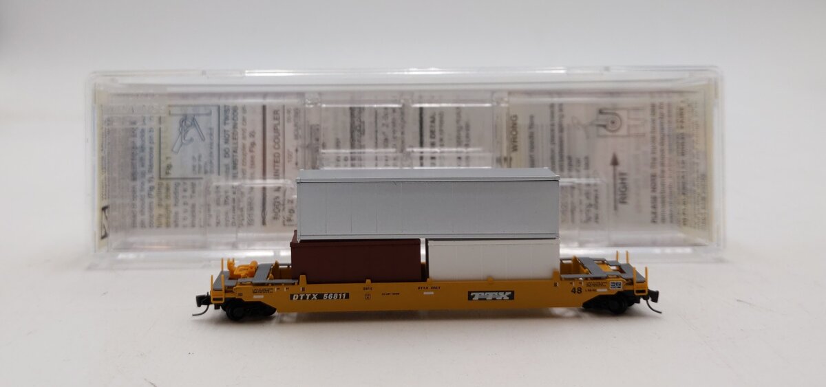 Micro-Trains 13001-2 Z Scale Trailer Train Co. Gunderson Huskey Stack NIB