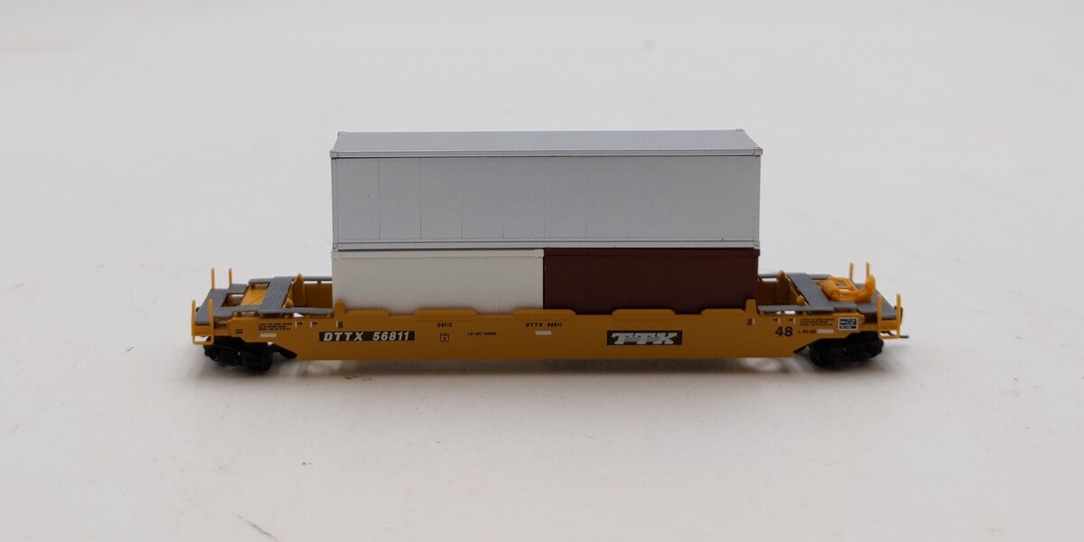 Micro-Trains 13001-2 Z Scale Trailer Train Co. Gunderson Huskey Stack NIB