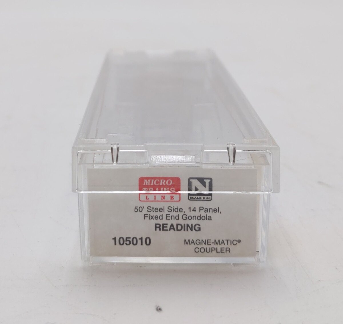 Micro-Trains 10500010 N Reading 50' 14 Panel Steel Fishbelly Side Gondola #33266 NIB