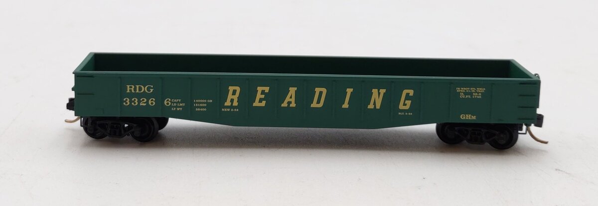 Micro-Trains 10500010 N Reading 50' 14 Panel Steel Fishbelly Side Gondola #33266 NIB