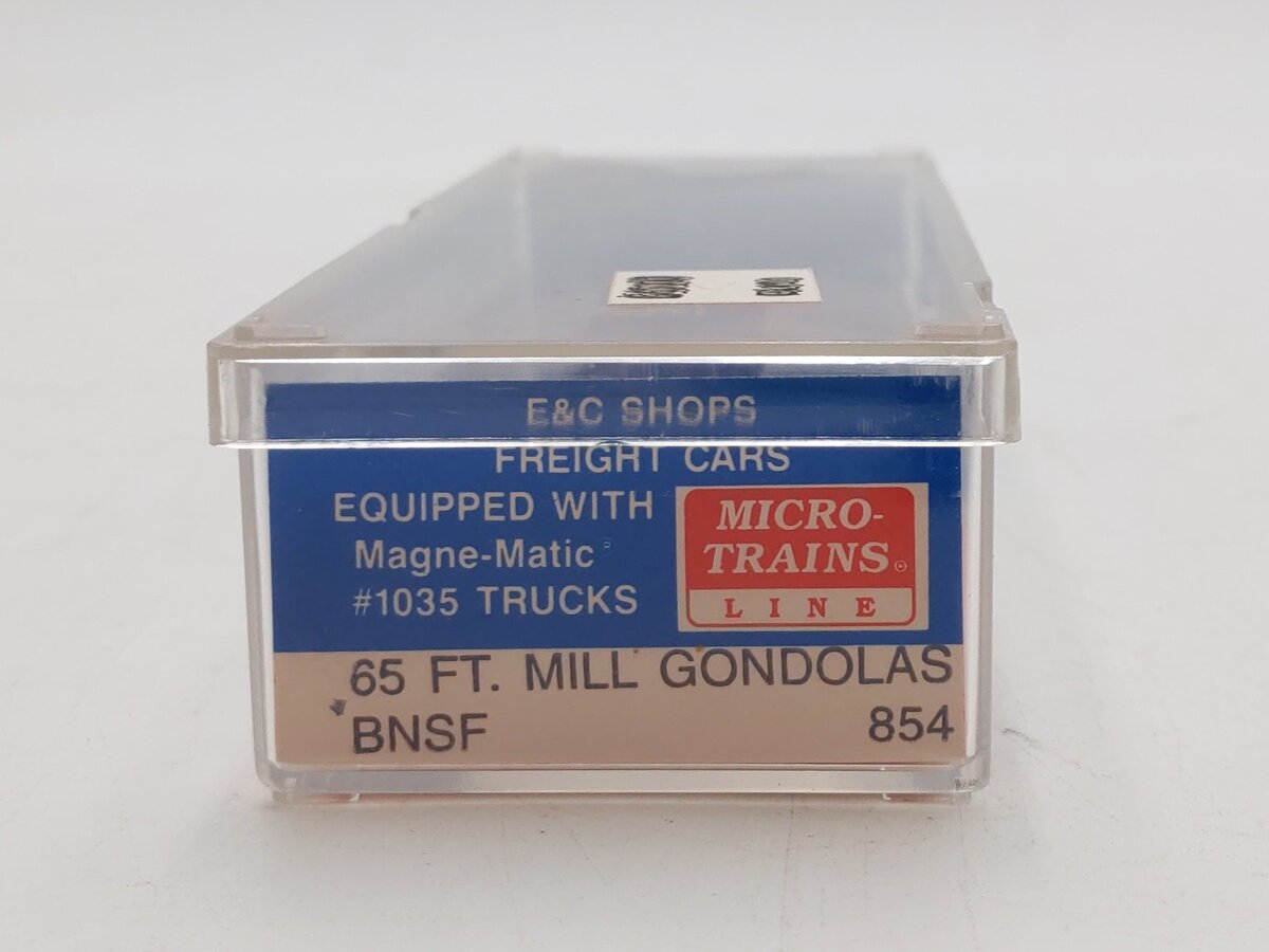 E&C Shops 854 N Scale Burlington Northern Santa Fe 65' Mill Gondola #589556 LN/Box