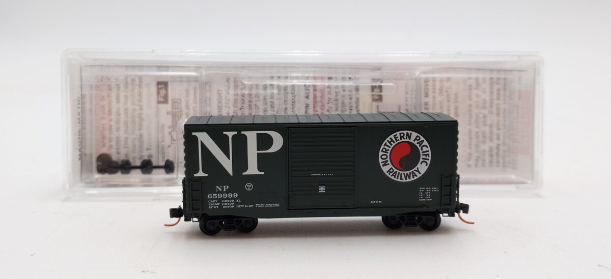 Micro-Trains 10100010 N Northern Pacific 40' Single Door Hi-Cube Boxcar #659999 NIB