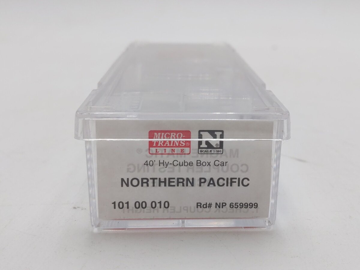Micro-Trains 10100010 N Northern Pacific 40' Single Door Hi-Cube Boxcar #659999 NIB
