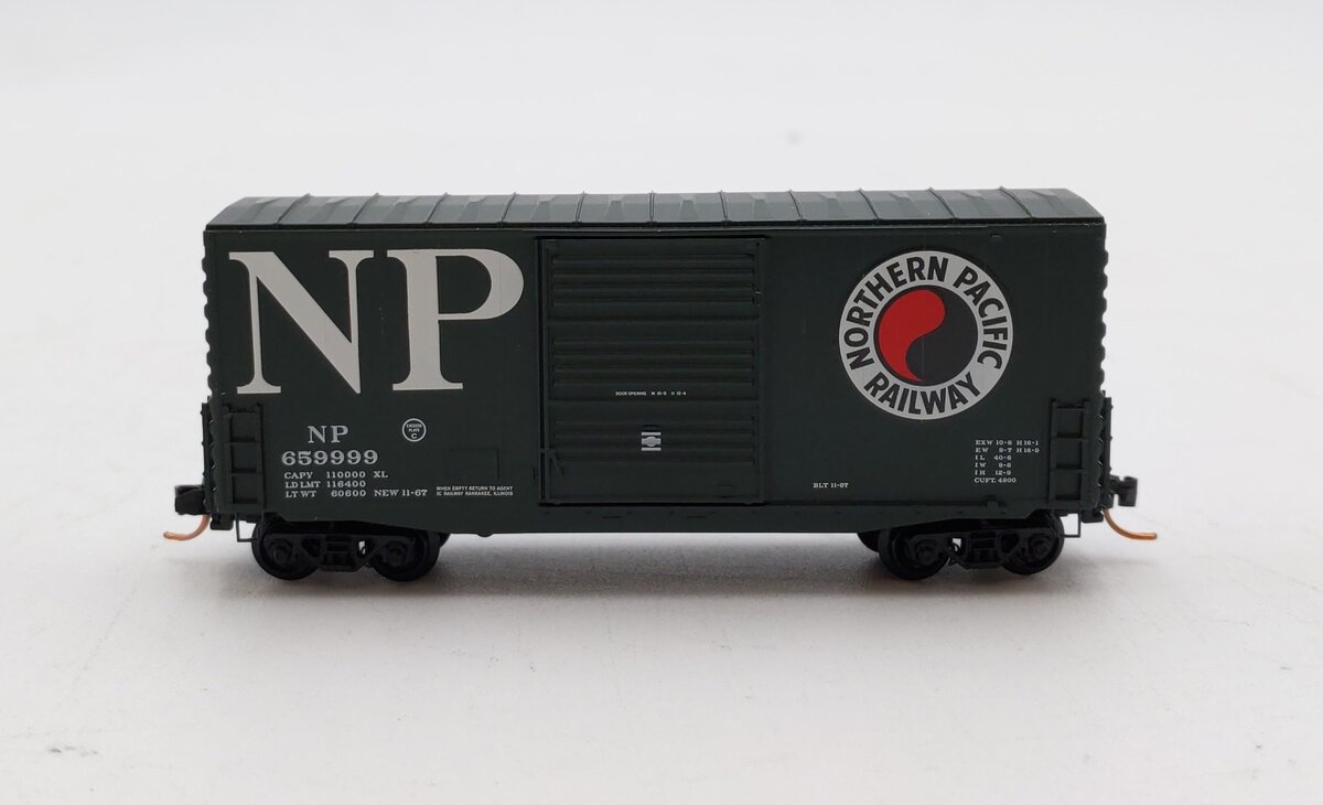 Micro-Trains 10100010 N Northern Pacific 40' Single Door Hi-Cube Boxcar #659999 NIB