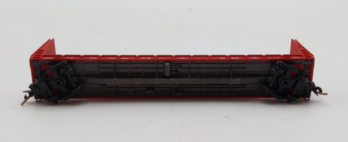Micro-Trains 05400070 N CP Rail 61' 8" Bulkhead Flat Car #317054 NIB