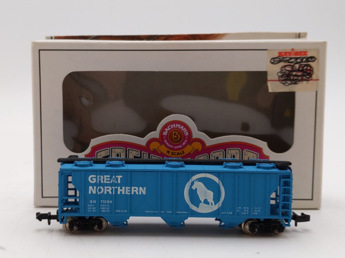 Bachmann 53-1038-11 N Great Northern Covered 70 Ton Hopper Car NIB