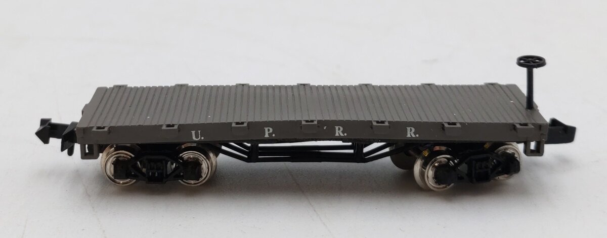 Bachmann 75151 N Union Pacific 34' Old Time Flatcar w/Metal Wheels NIB