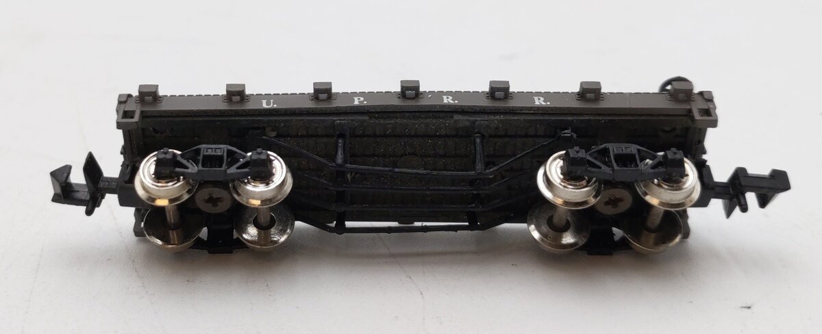 Bachmann 75151 N Union Pacific 34' Old Time Flatcar w/Metal Wheels NIB