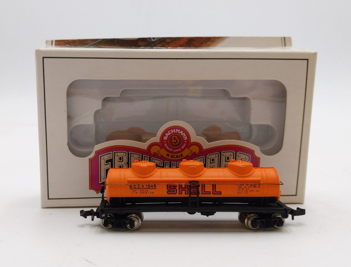 Bachmann 53-1001-36 N 42' Shell 3-Dome Tank Car NIB