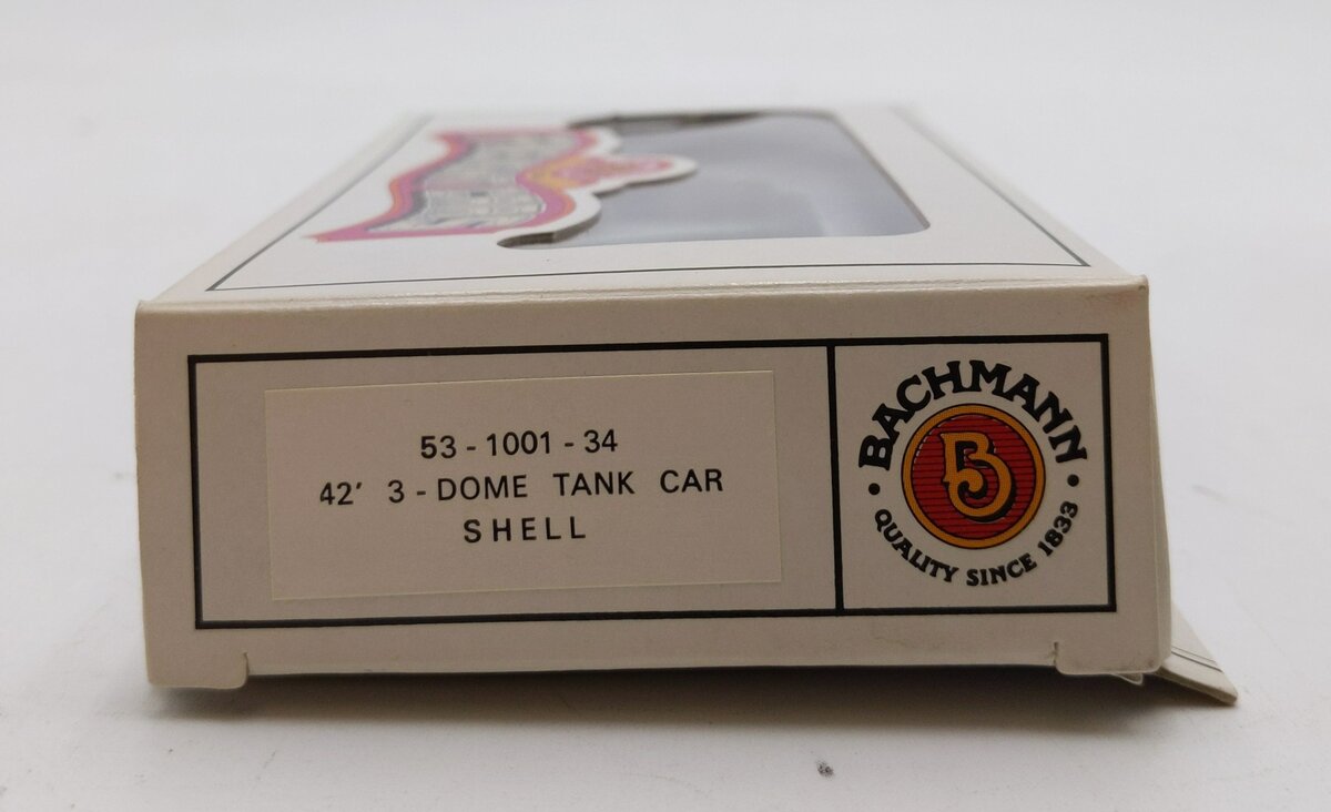 Bachmann 53-1001-36 N 42' Shell 3-Dome Tank Car NIB