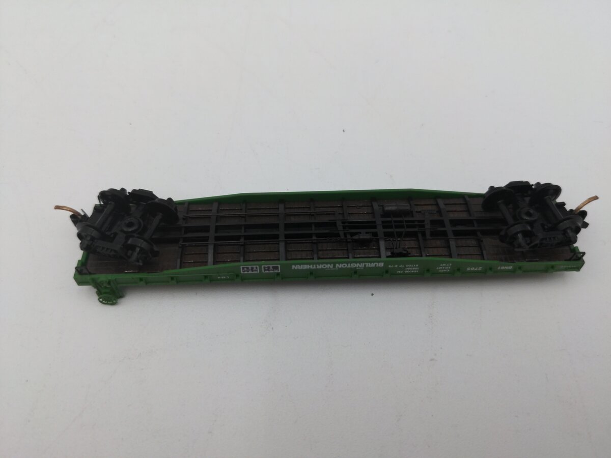 Micro-Trains 04500200 N Burlington Northern 50' Fishbelly Side Flatcar #612765 NIB