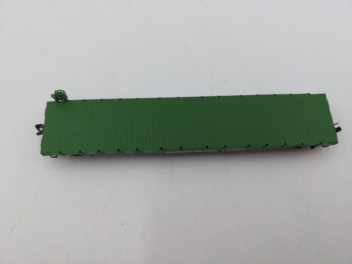 Micro-Trains 04500200 N Burlington Northern 50' Fishbelly Side Flatcar #612765 NIB