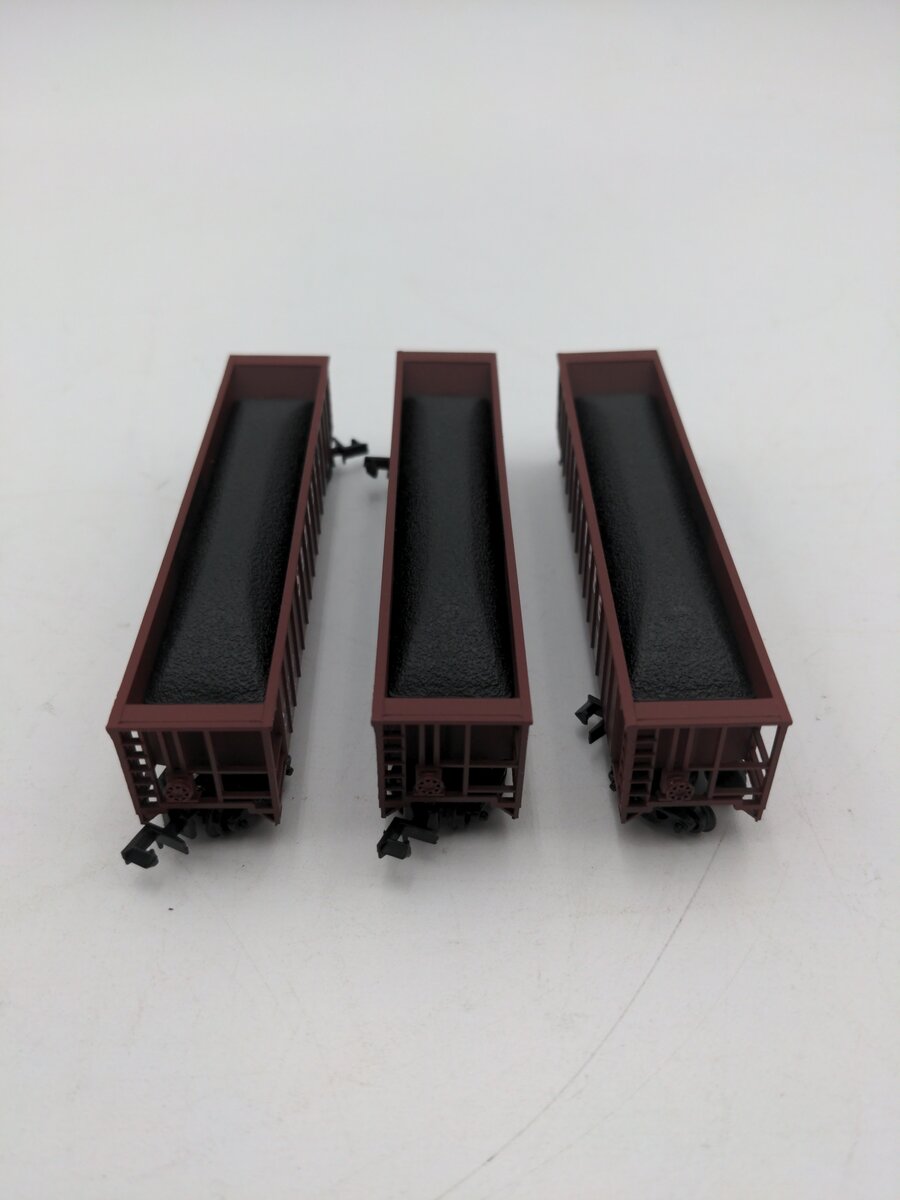 Red Caboose RN-15803 N Scale Ortner 5 Bay Hopper Santa Fe #85002#85018#85024 (3) LN/Box
