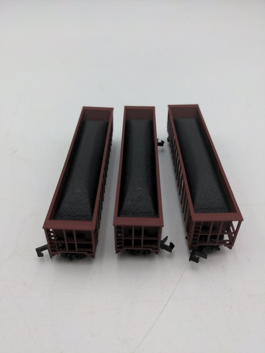 Red Caboose RN-15803 N Scale Ortner 5 Bay Hopper Santa Fe #85002#85018#85024 (3) LN/Box