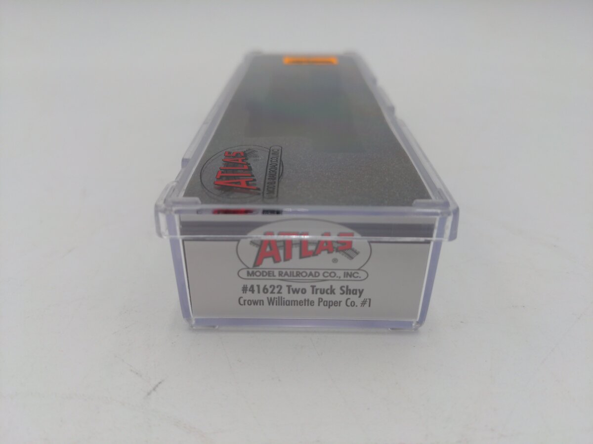 Atlas 41622 N Scale Crown Williamette Paper Co. Two Truck Shay Steam Loco #1 LN/Box