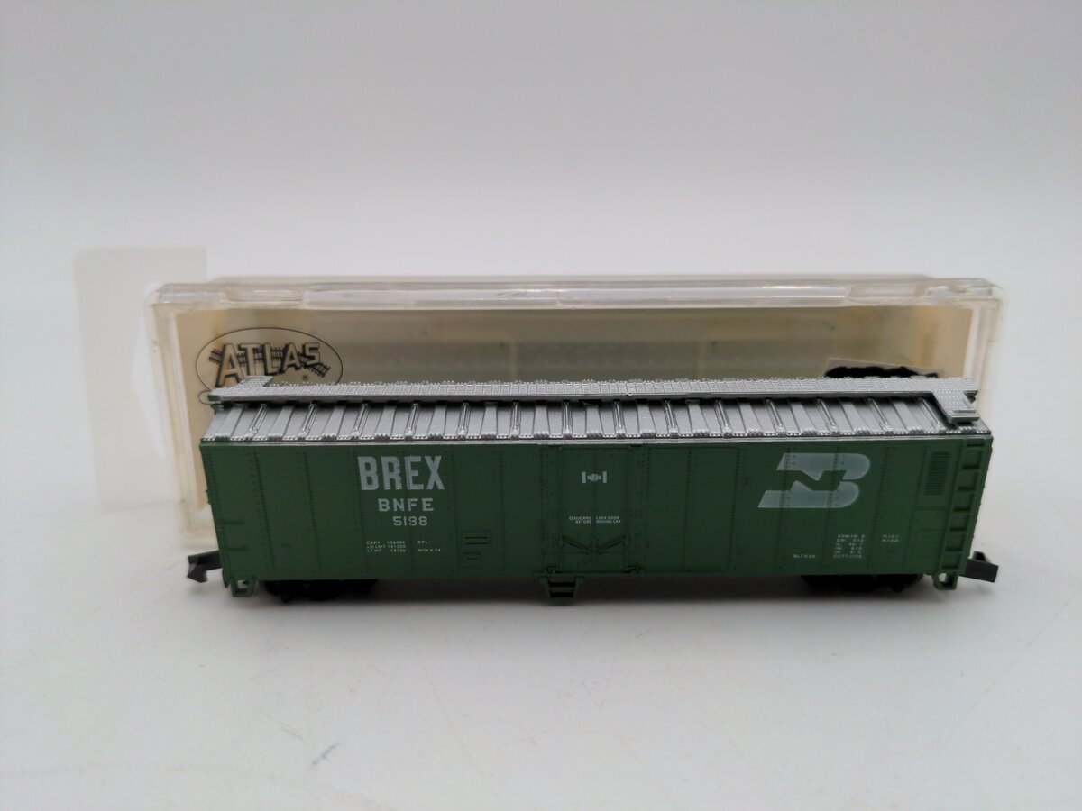 Atlas 3653 N Scale Burlington Northern 50' Reefer #5198 LN/Box