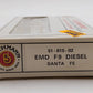 Bachmann N 51-615-02 EMD F9 Diesel Santa Fe #215 EX/Box