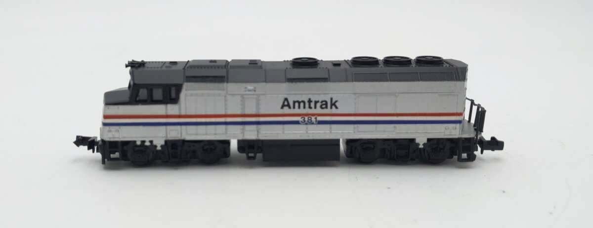 Life Like 7641 N Scale Amtrak F-40 Diesel Locomotive #381 EX/Box
