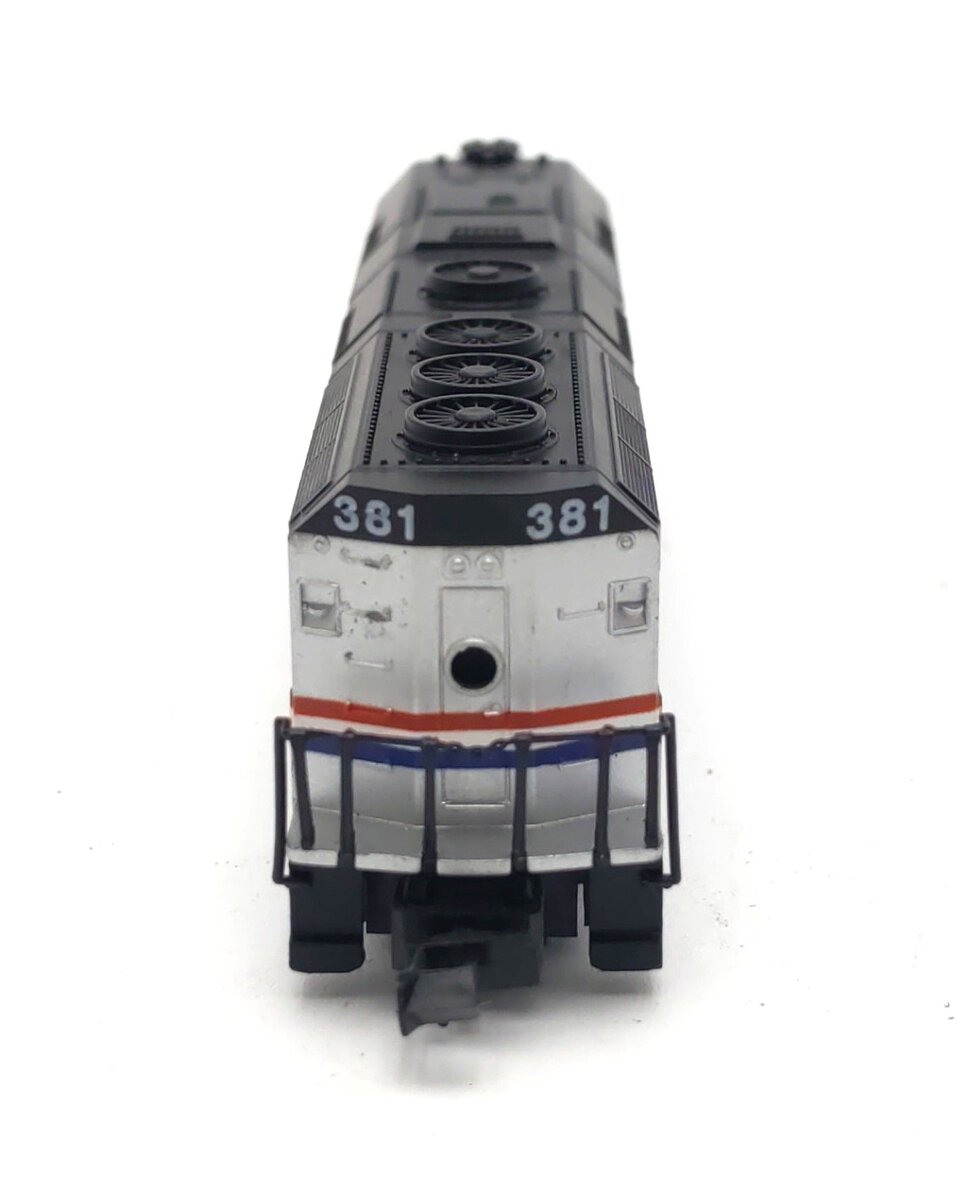 Life Like 7641 N Scale Amtrak F-40 Diesel Locomotive #381 EX/Box