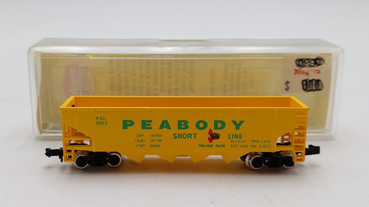 Model Power 3220 N Scale Peabody Hopper #6613 NIB
