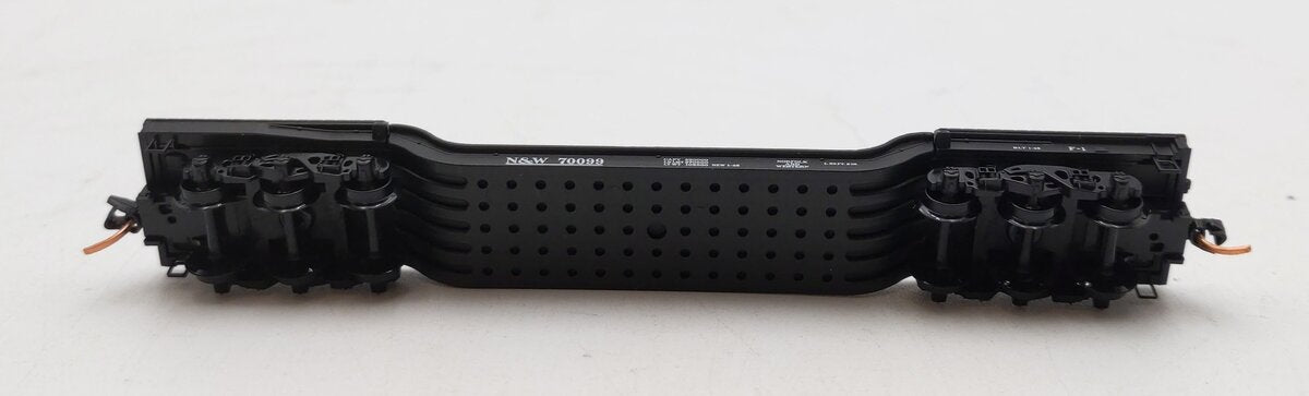Micro-Trains 10900030 N Scale N&W Heavyweight Depressed-Center Flatcar #70099 NIB