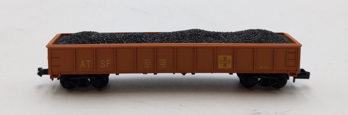 Model Power 4017 N Scale 50' Santa Fe 50' Gondola NIB
