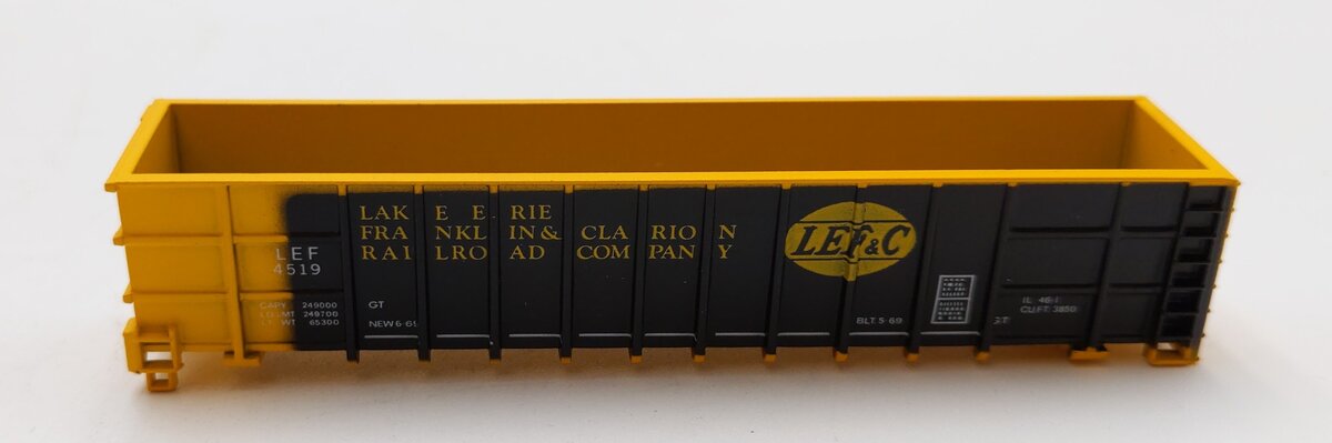 Roundhouse 8106 N Scale Lake Erie Franklin & Clarion Railroad Gondola Kit #4519 NIB