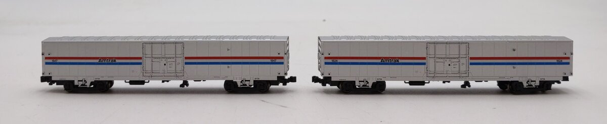 Kato 106-3506 N Scale Amtrak Material Handling Car Phase 3 Set C2 NIB
