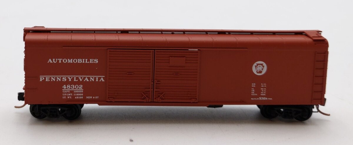 Micro-Trains 07900010 N Pennsylvania 50' Double Door Wagon Top Boxcar #48302 NIB