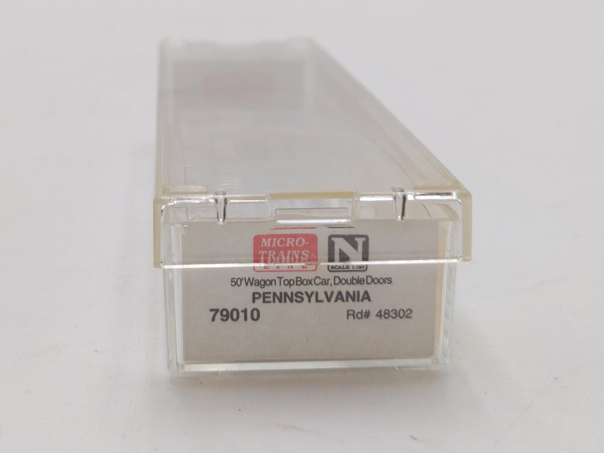 Micro-Trains 07900010 N Pennsylvania 50' Double Door Wagon Top Boxcar #48302 NIB