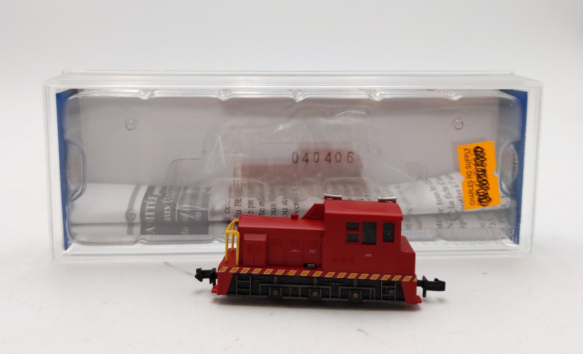 Bachmann 60090 N Painted & Unlettered Plymouth MDT Switcher Diesel Locomotive NIB