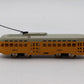 Bachmann 62989 N Scale Yellow PCC Steamline Trolley #7407 NIB