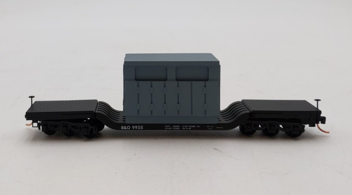Micro-Trains 10900210 N B&O Heavyweight Depressed Center Flatcar w/Load #9935 NIB