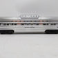 Lionel 6-9579 O Gauge Burlington "Silver Kettle" Aluminum Vista Dome Car EX